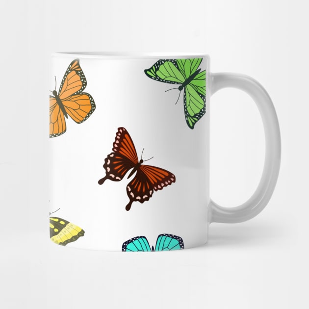 colorful butterfly by elfia